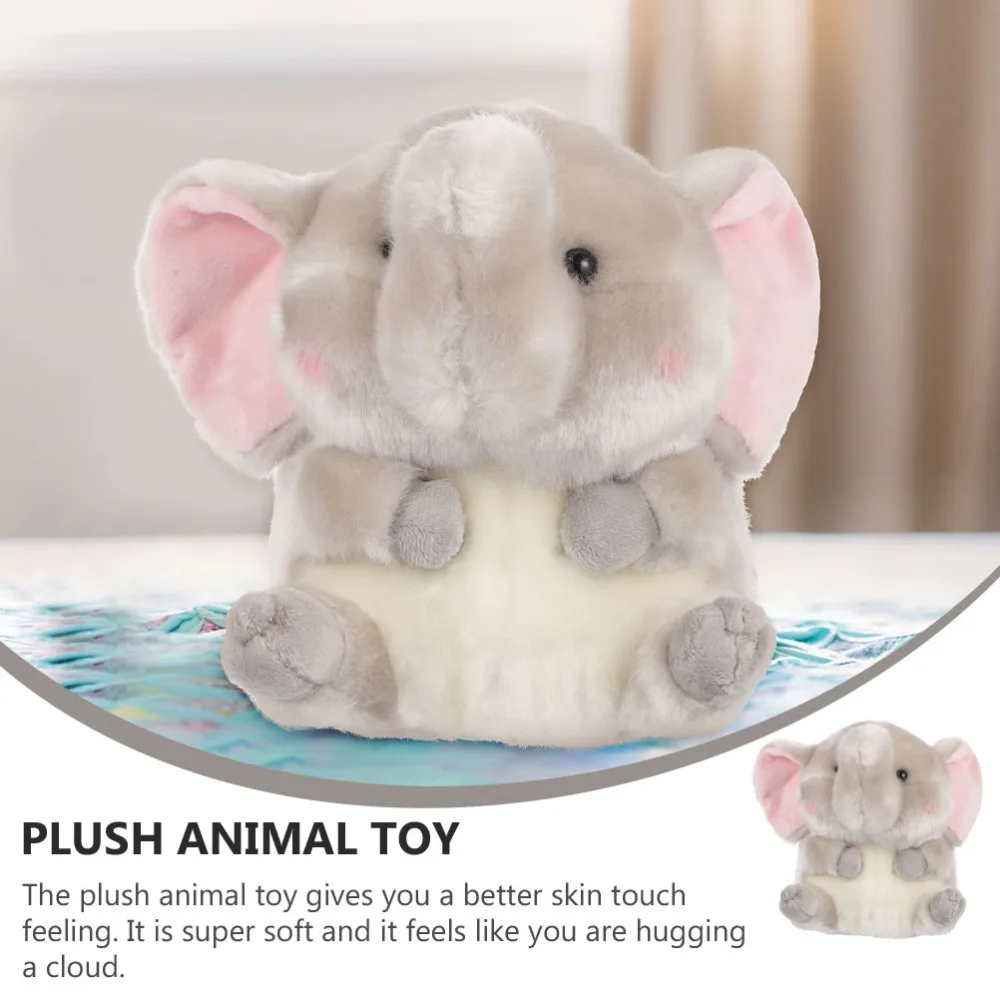 

23cm Plush Cartoon Elephant Cuddly Stuffed Animal Toy Children Birthday Gift Toy