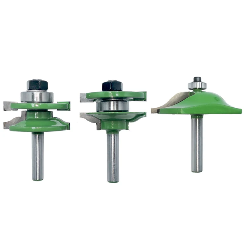 8 мм хвостовик 3 шт Дверная панель шкаф тенон фрезы направляющая для шкафа & Stile