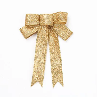 23 см большой Рождественский бант елочные украшения для нового года