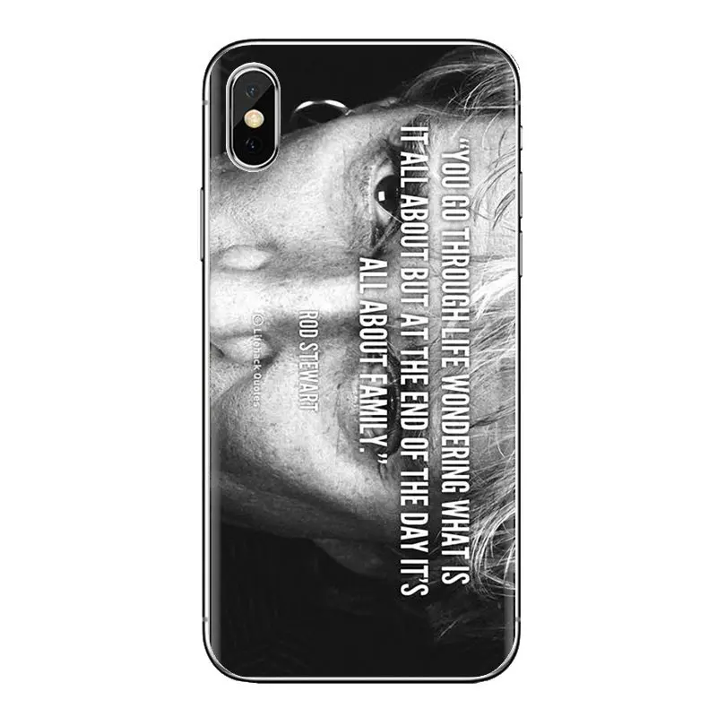 TPU Shell Cover For Huawei P Smart Y6 P8 P9 P10 Plus Nova P20 Lite Pro Mini 2017 SLA-L02 SLA-L22 2i Rod Stewart Brit Rock Singer |