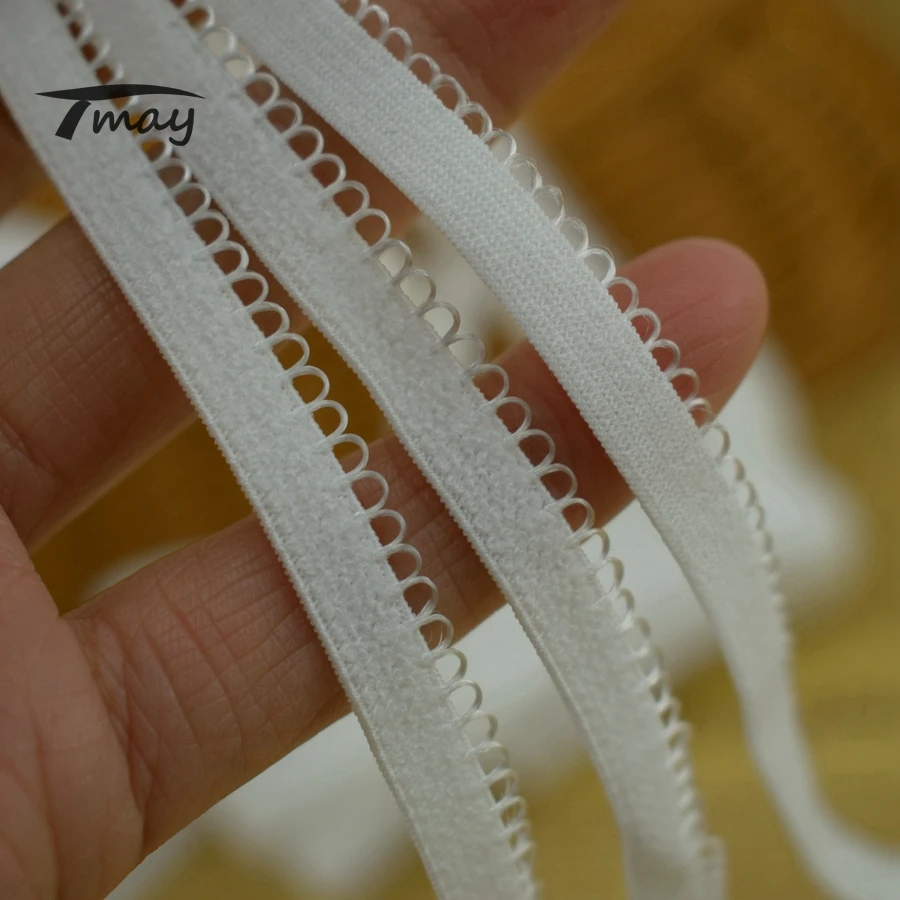 Кремово белые эластичные ленты #1540 для нижнего белья штанов бюстгальтеров