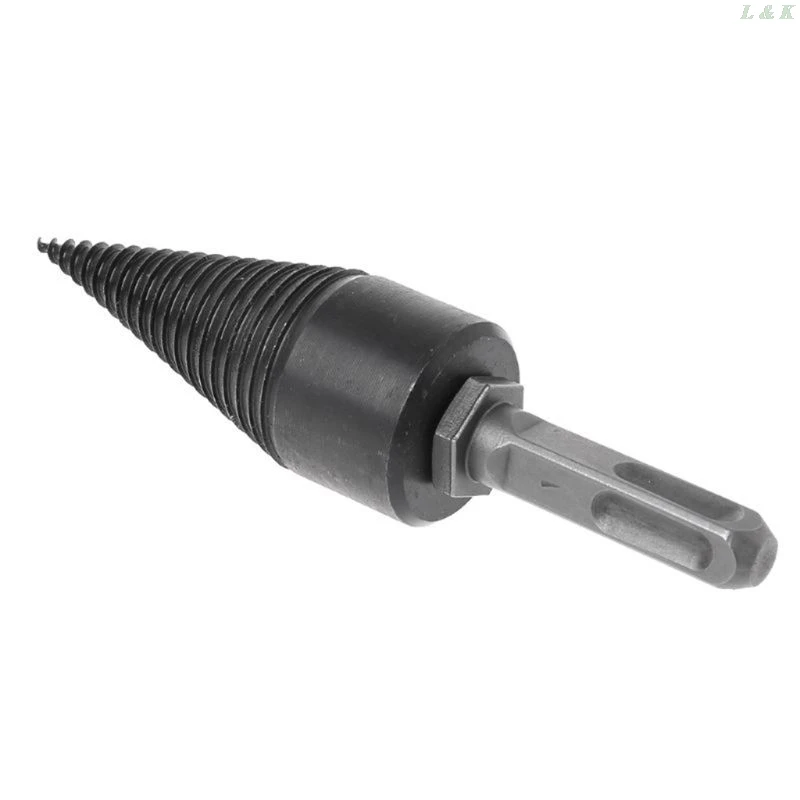 

14.5x4.5cm Firewood Machine Drill Wood Cone Reamer Punch Driver Drill Bit Split