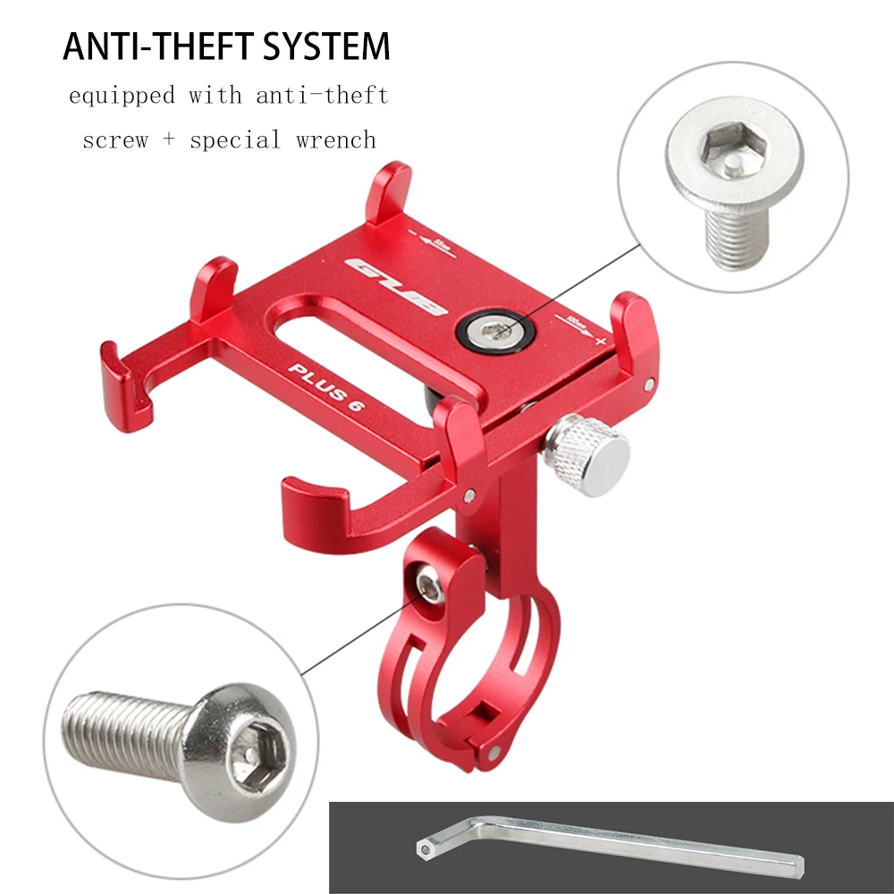 gub bicycle phone holder aluminum universal motorcycle scooter electric bike riding gear mobile phone navigation holder support free global shipping