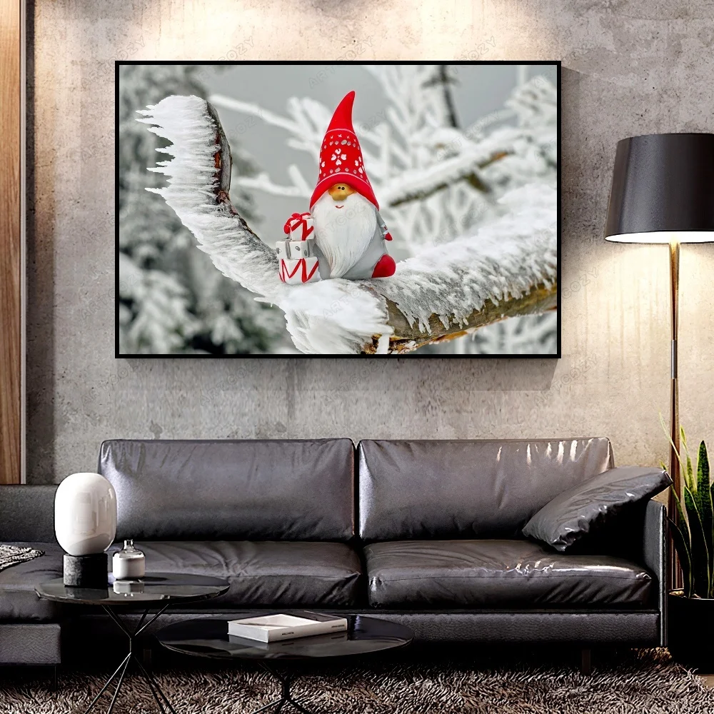 

Artcozy Oil Canvas Painting santa_claus_christmas_snow_frost For Home Decoration Wall Art