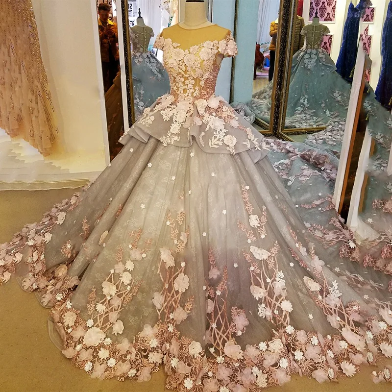 LS88349 вечернее платье длинные платья для свадебных платьев с короткими рукавами