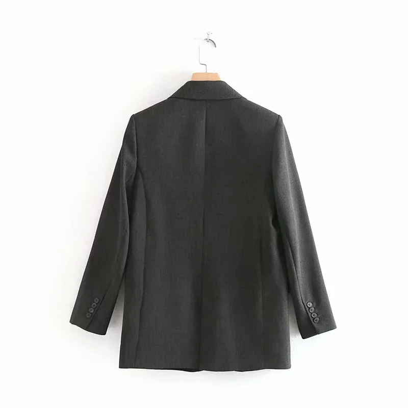 Офисный осенне-зимний рабочий Дамский брючный костюм женский винтажный Блейзер