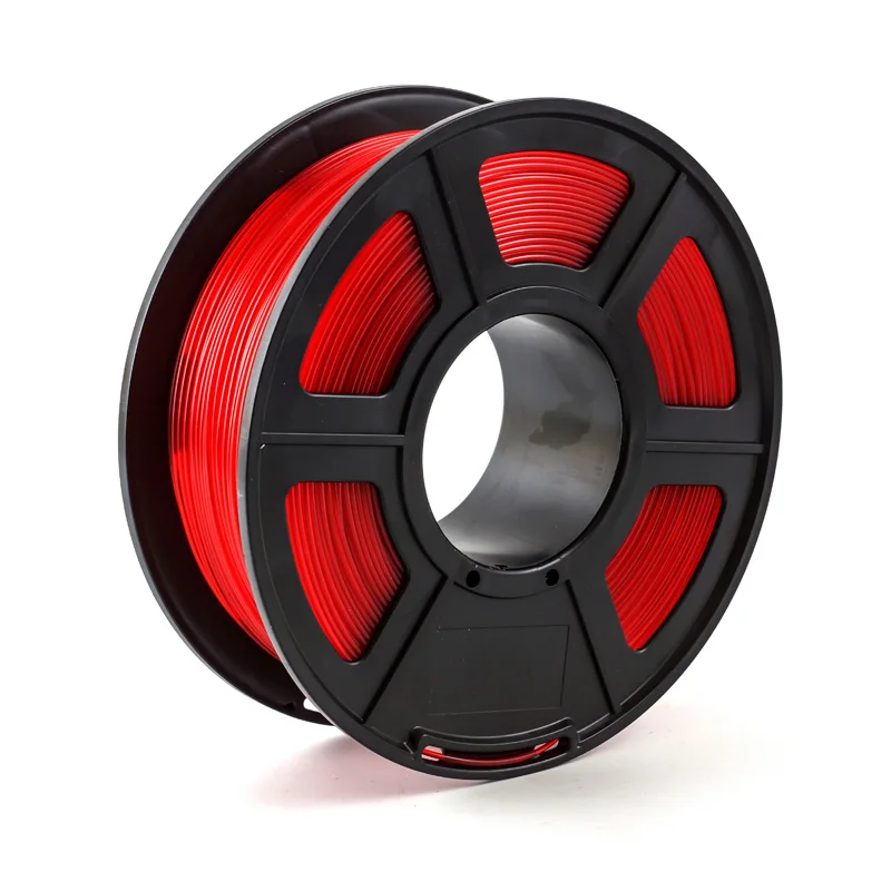 SunDcreate нить для 3d принтера 1,75 PLA PETG углеродное волокно дерево ABS TPU PC POM PA Металл ASA HIPS керамика нейлон PMMA - Цвет: PETG Transparen-Red