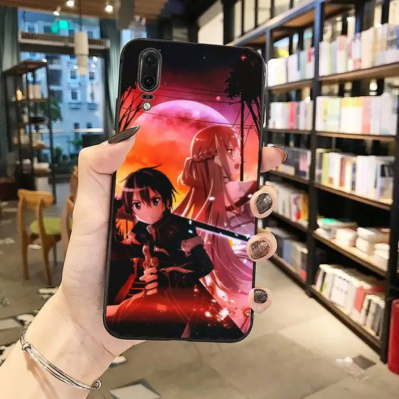 

Sword Art Online Japan anime Phone Case For Huawei honor Mate P 10 20 30 40 Pro 10i 9 10 20 8 x Lite