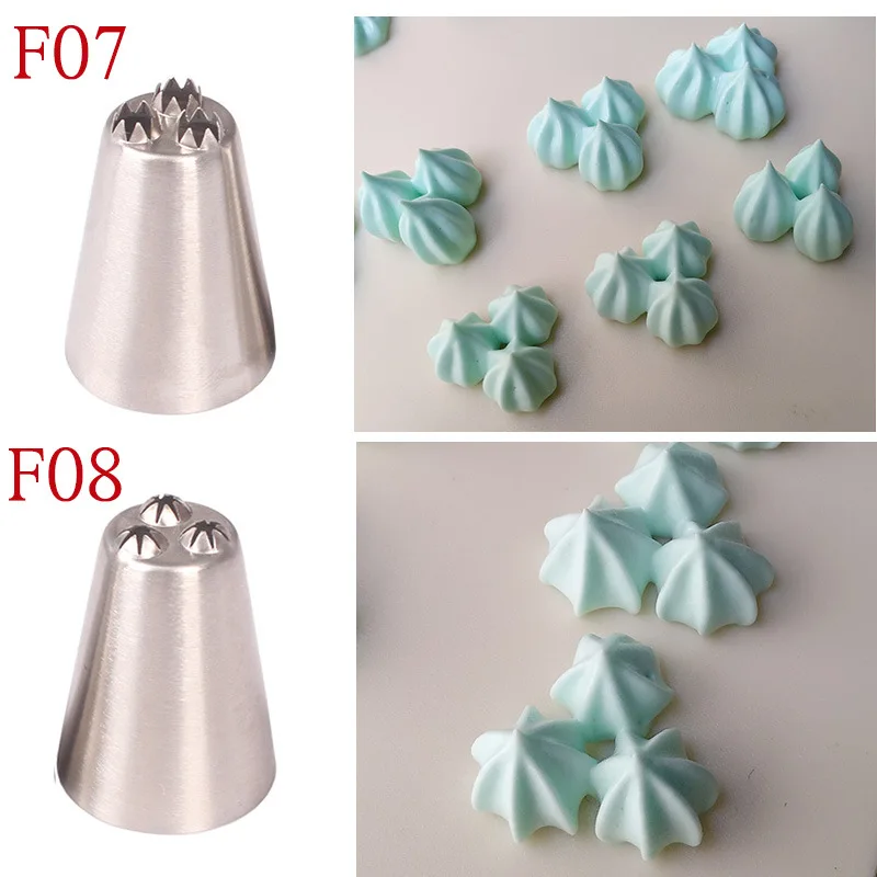 Насадки для украшения тортов с тремя звездочками насадки тройными Кондитерские