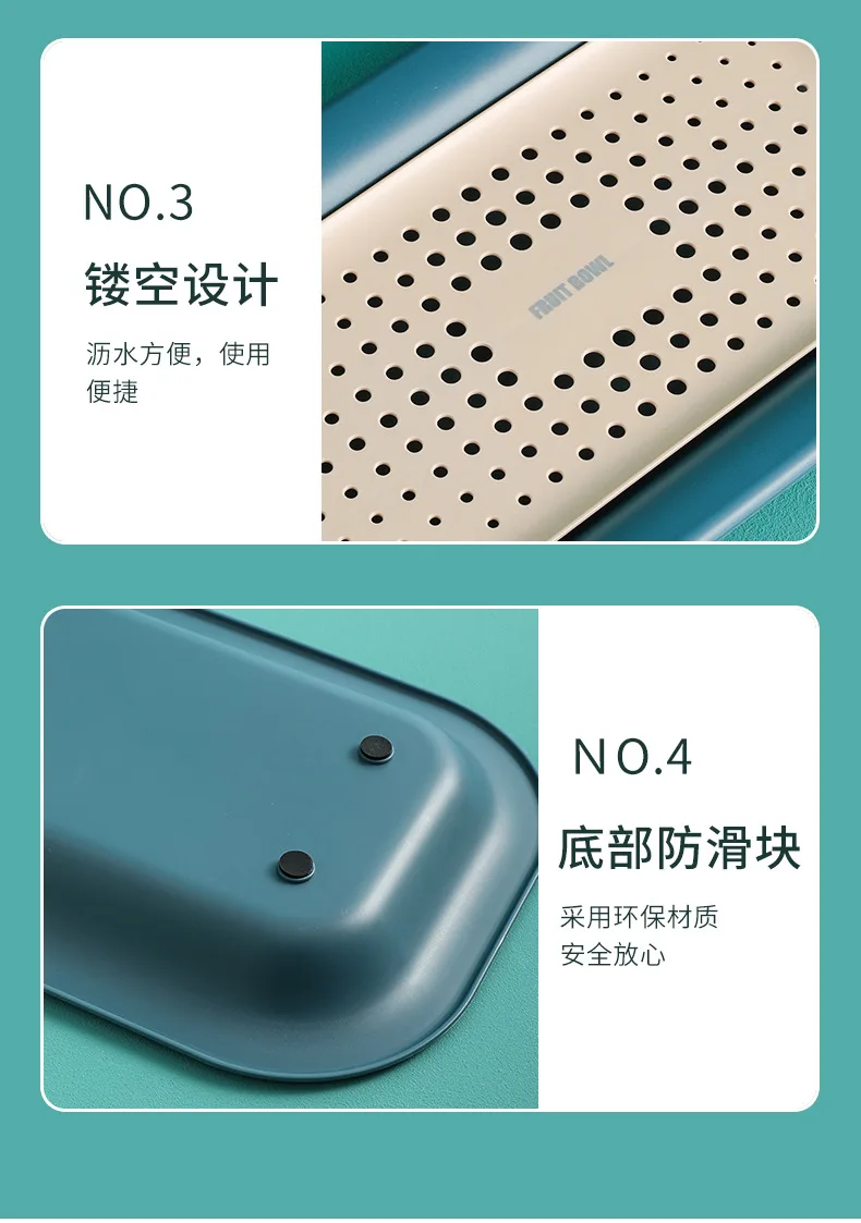 Арбуз оранжевый Виноград фрукты овощи дренажные тарелки конфеты закуски лоток