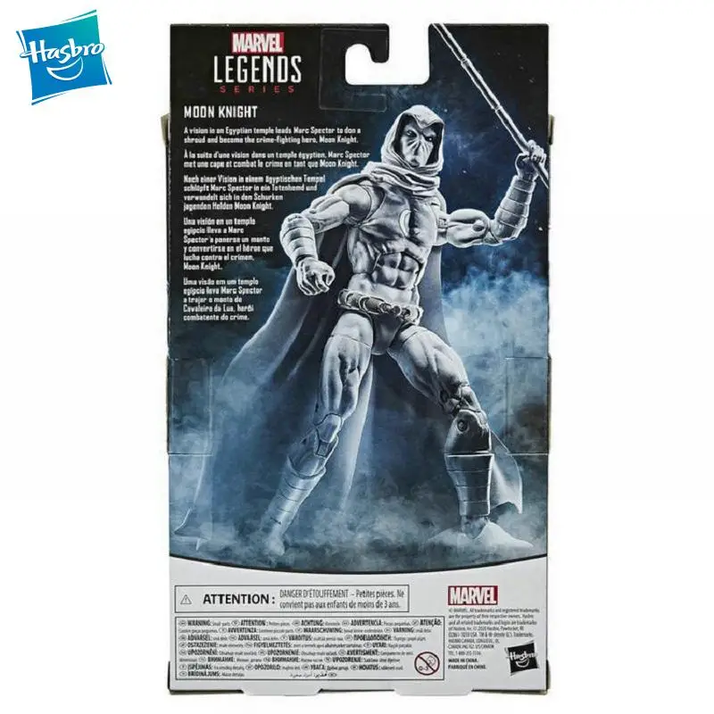 

16cm Original HASBRO Marvel 2020 Comic Moon Knight version Movable joints Move Action Anime Toy figures For Children Model Toys