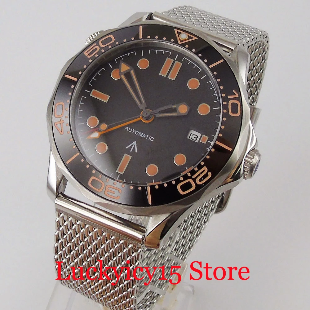 

Часы наручные BLIGER наручные мужские механические, сапфировое стекло, стальной браслет, сапфировый кристалл