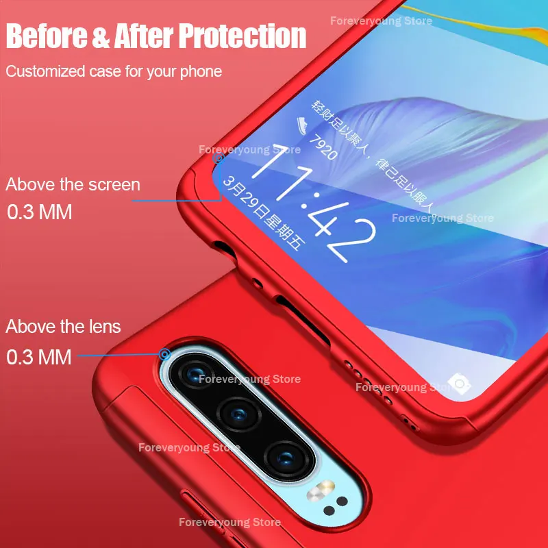 360 чехол для телефона huawei P30 P10 P20 Lite противоударный чехол для huawei P20 mate 20 10 Lite Pro P Smart Coque capa