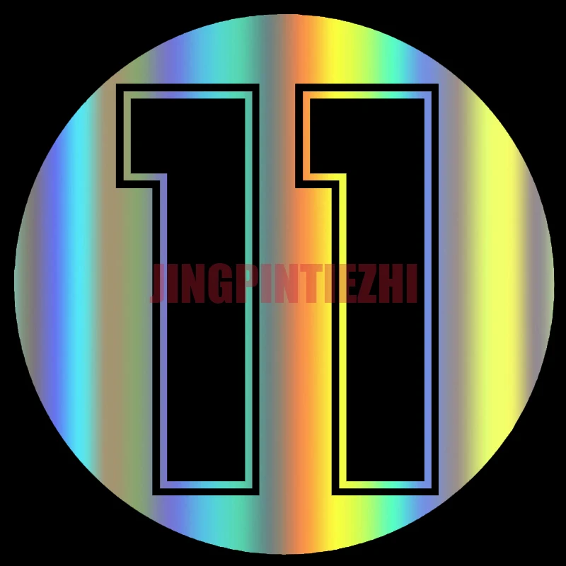 

Car Stickers Vinyl Motorcycle Decal Car Window Body Decorative Number 11 Funny Waterproof on Truck Bumper Rear Window Choose