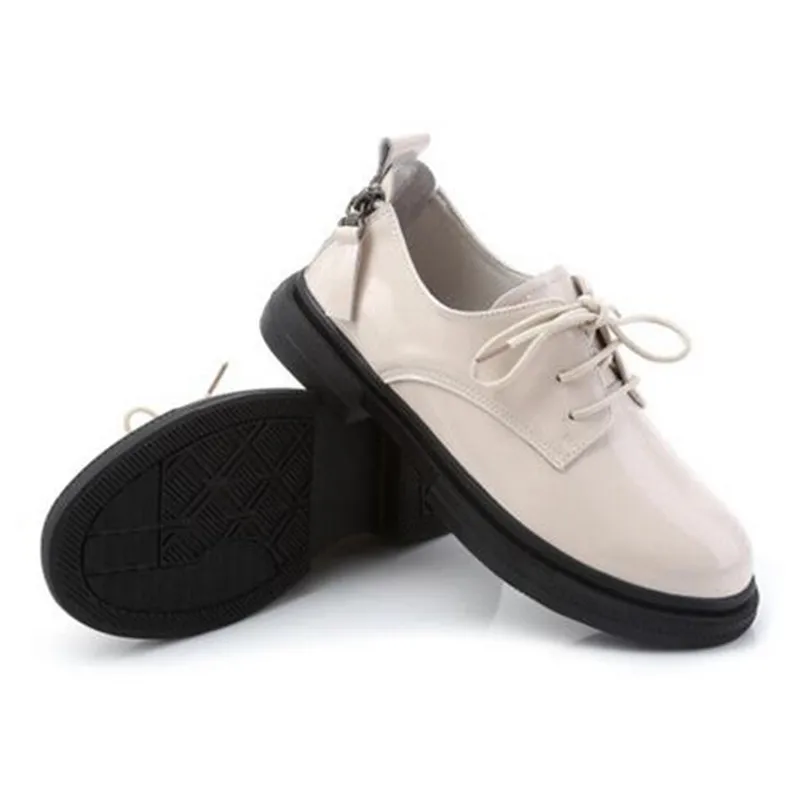 2021 Новинка весны топ на шнуровке Женские кроссовки из воловьей кожи Яркие