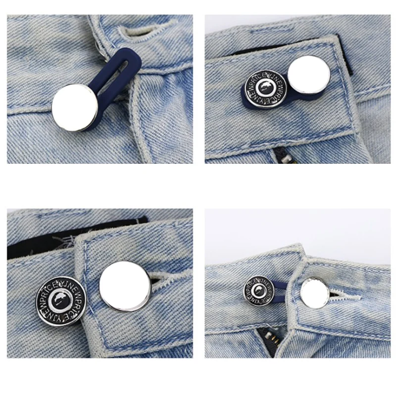 

Clothing Jeans Pant Adjustable Waistline Increase Waist Fastener Extended Button
