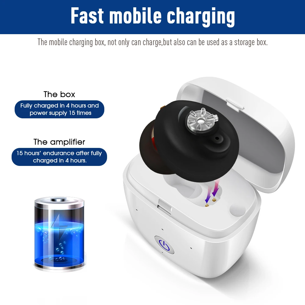 Слуховой аппарат слуховые аппараты цифровой усилитель звука с Беспроводной