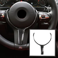 carbon fiber steering wheel t shaped replacement inner part cover trim fit for bmw m sport f20 f22 f30 f31 f32 f36 f10m f06