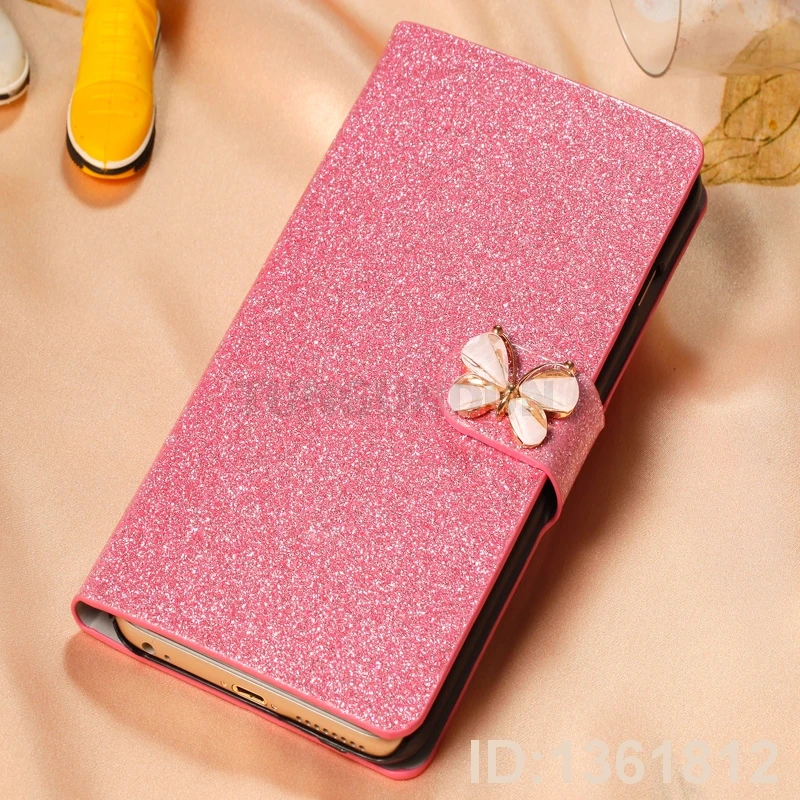 SF Pink Butterfly Чехол для телефона zte Blade A7 A7000 L8 флип-чехол из искусственной кожи подставка держатель для карт чехол для zte лезвие A3 A5 полиуретан) и силикона с откидной крышкой - Цвет: SF Pink Butterfly