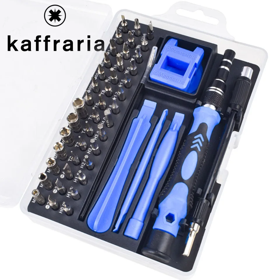52 в 1 Набор отверток бит прецизионных ручки наборы магнитных шурупов ручные
