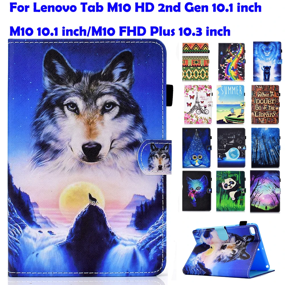 

Чехол для Lenovo YOGA Tab M10 HD 2nd Gen TB-X306X TB-X306F 10,1 "крышка M10 FHD плюс 10,3 чехол Funda Чехол-флип-чехол с подставкой
