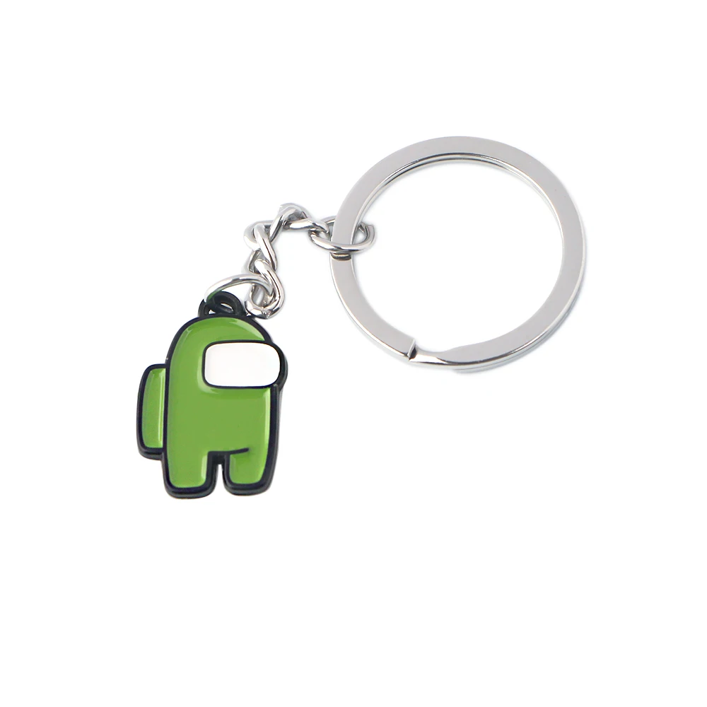 

P5975 Dongmanli Cartoon Game Astronaut Pendant Car Keychain Key Holder Enamel Jewelry Key Rings Friend Gifts