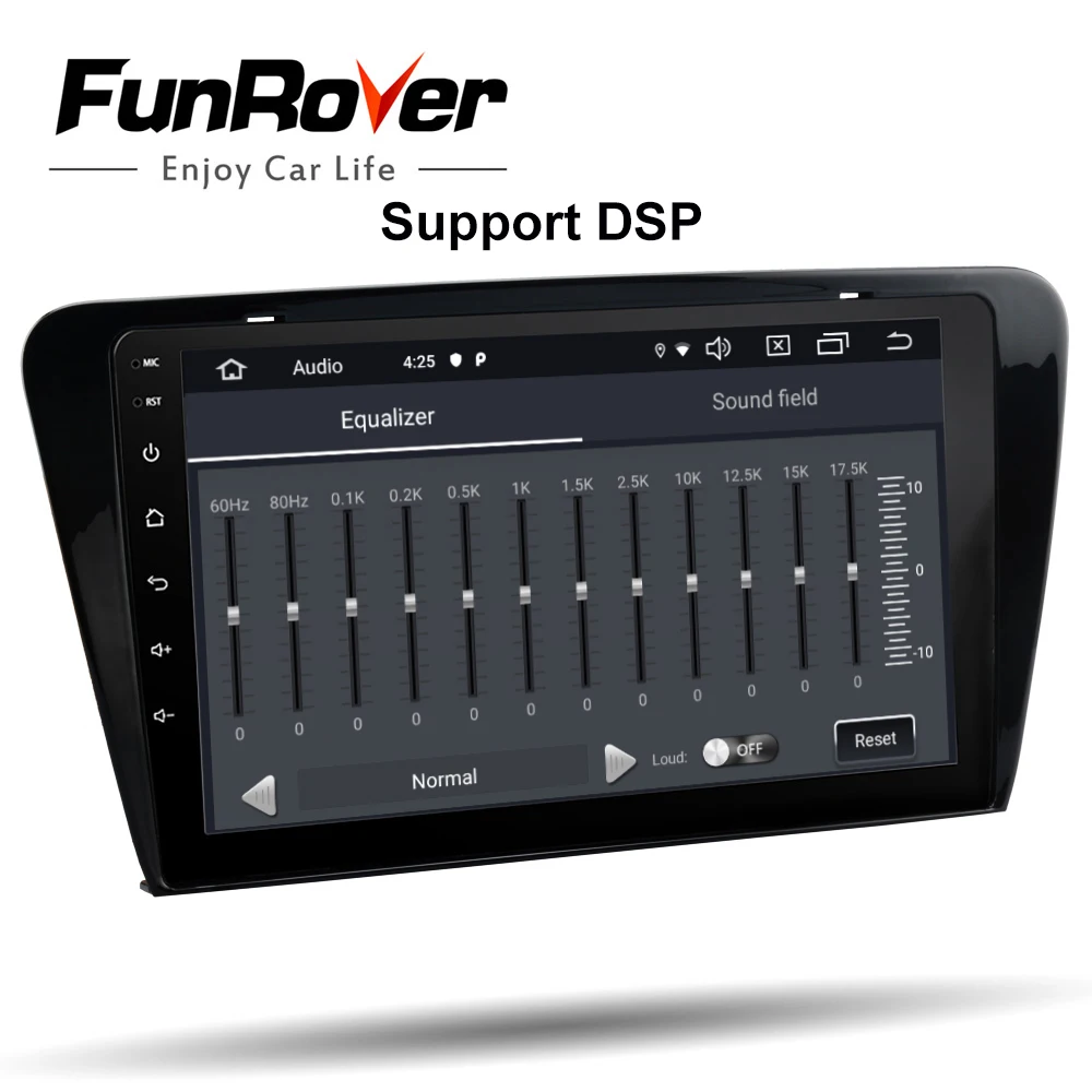 Funrover 2.5D + IPS 2 din Android 9 0 Автомобильный мультимедийный dvd плеер для Skoda Octavia 2014 Стерео