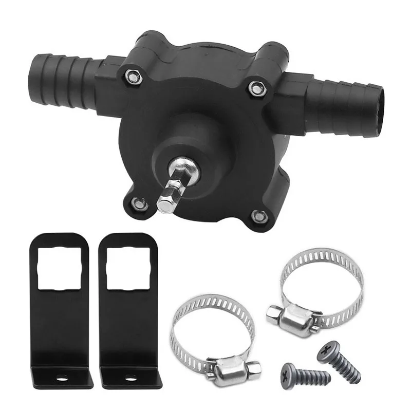 

Portable Electric Drill Pump Diesel Oil Fluid Water Pump Mini Hand Self-priming Liquid Transfer Pumps Home Garden Outdoor Tool