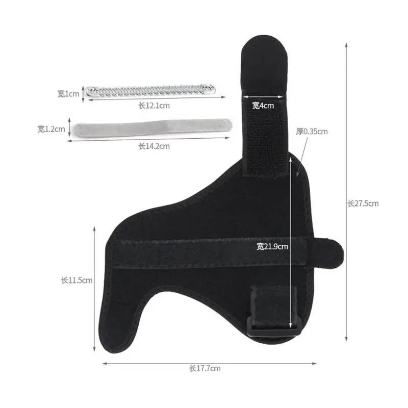 Регулируемый компрессионный стабилизатор для большого пальца шарнирная