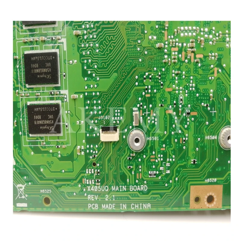 

SAMXINNO For Asus X405U X405UA X405UN X405UR X405URR X405UQ X405URP X405UF Laotop Mainboard X405UA Motherboard 8GB RAM 4405U CPU