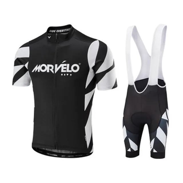 Команда Morvelo велосипедная одежда 3D гелевые прокладки нагрудник шорты трикотажный комплект для велоспорта быстросохнущие Мужские дышащие pro Maillot Culotte K122008 - Цвет: 5