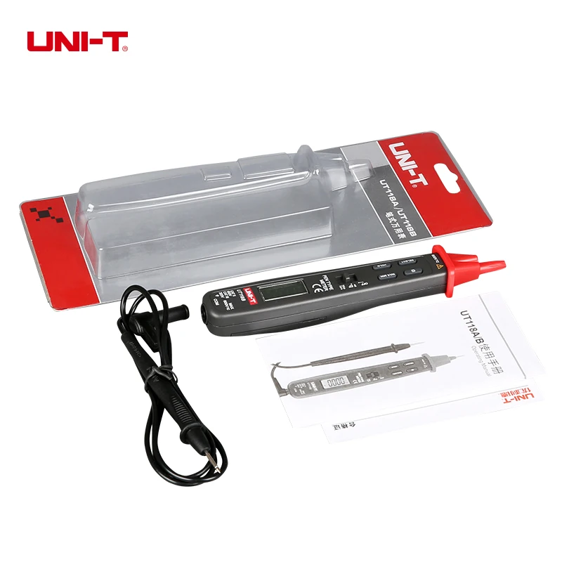 Uni t Ut118B Цифровой амперметр Мультиметр 3000 отсчетов Функция переменного /