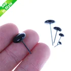 Глаза стеклянные 3457911 мм, иглы для валяния, медведей, кукол, животных, черные глаза, аксессуары для кукол, 100 шт.комплект