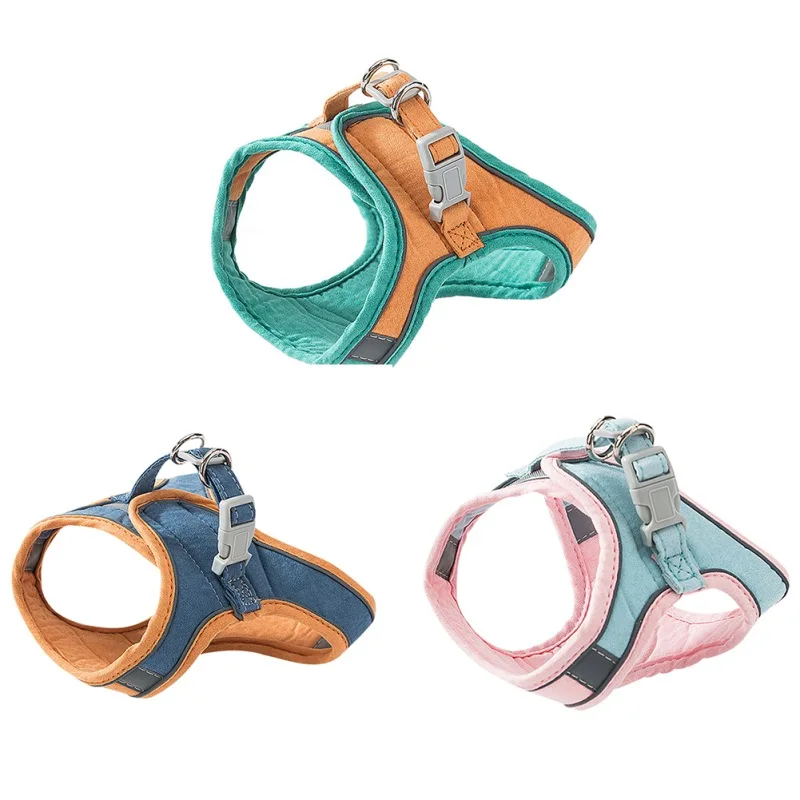 

Cat Dog Harness And Leash Sets Dogs Adjustable Comfort Pull Puppy Reflective Vest Harnesses Leads Clothes For Cats Dogs Walking