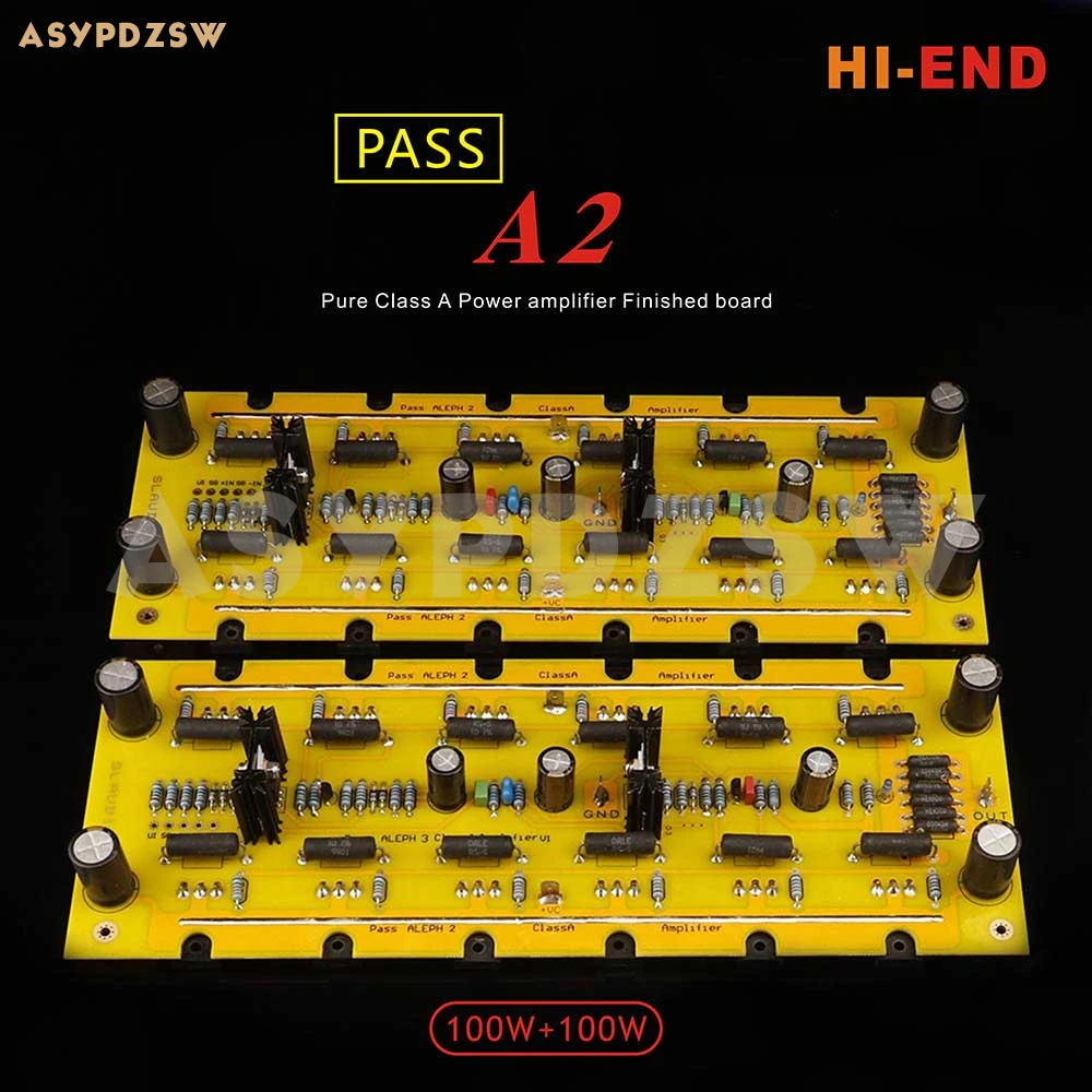 

Усилитель мощности 2-канальный HI-END PASS A2 Audiophile FET Pure Class A готовая плата с блоком питания фильтра CLC baord 100 Вт + 100 Вт 8 Ом