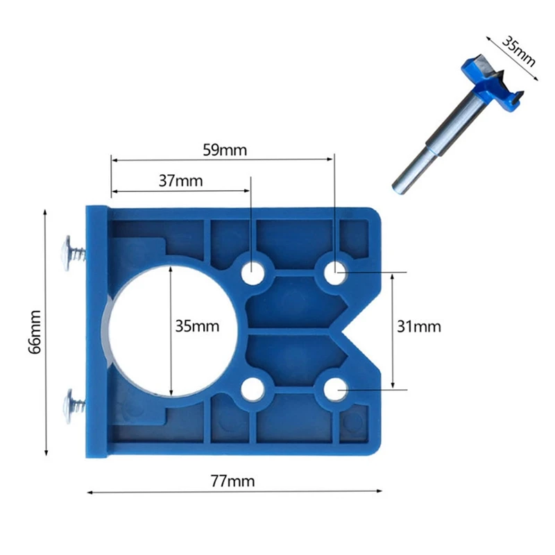 35 мм петля сверлильный кондуктор скрытого монтажа пилы инструмент ударопрочный