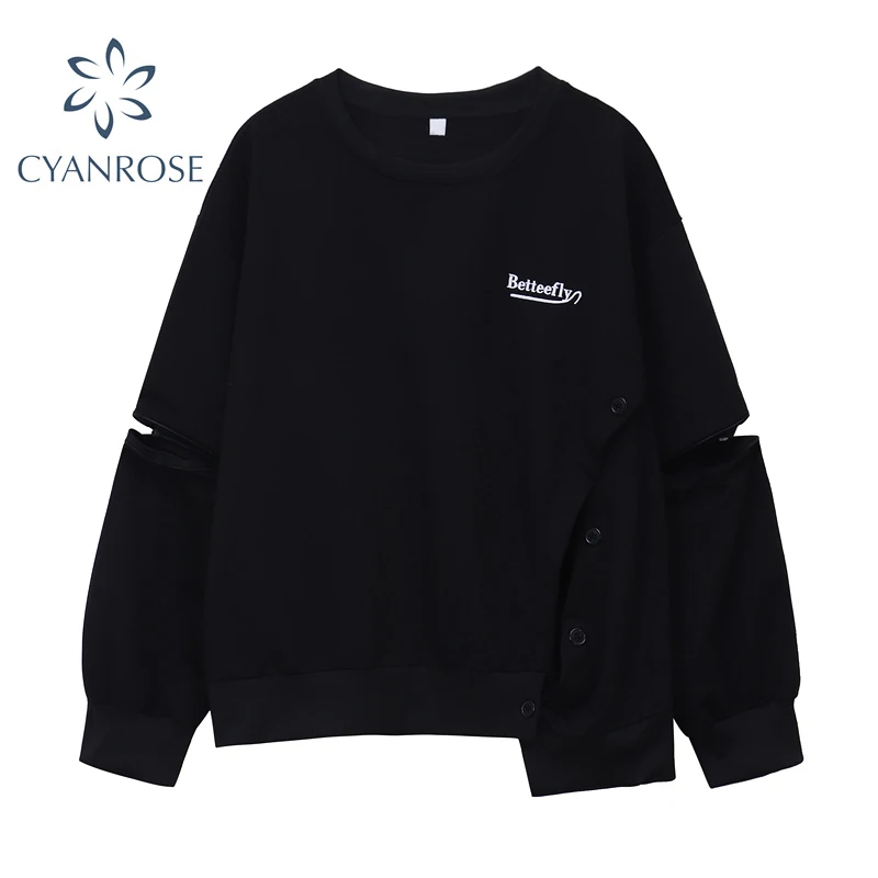 Пуловер biack толстовка с длинным рукавом повседневная 2020 Осень-зима уличная