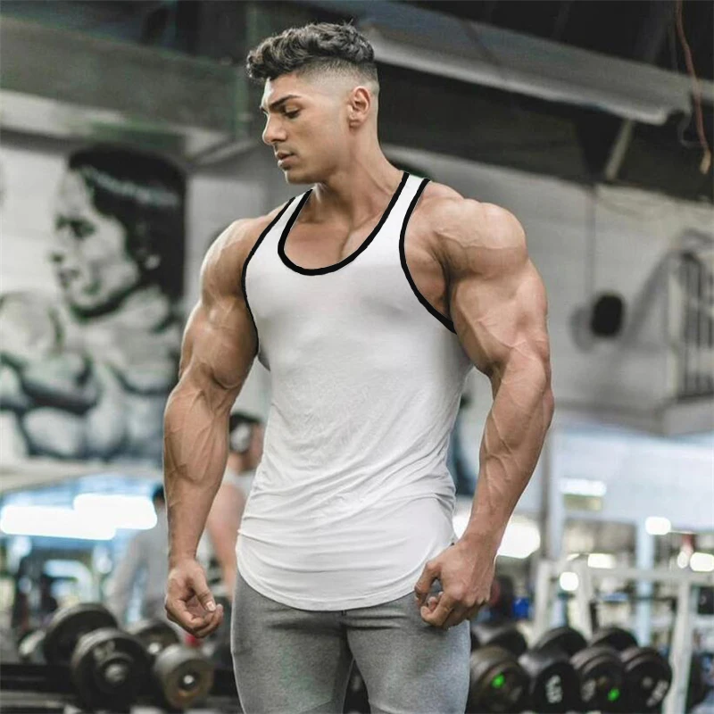 Мужской летний жилет для бодибилдинга тонкий спортивный японского