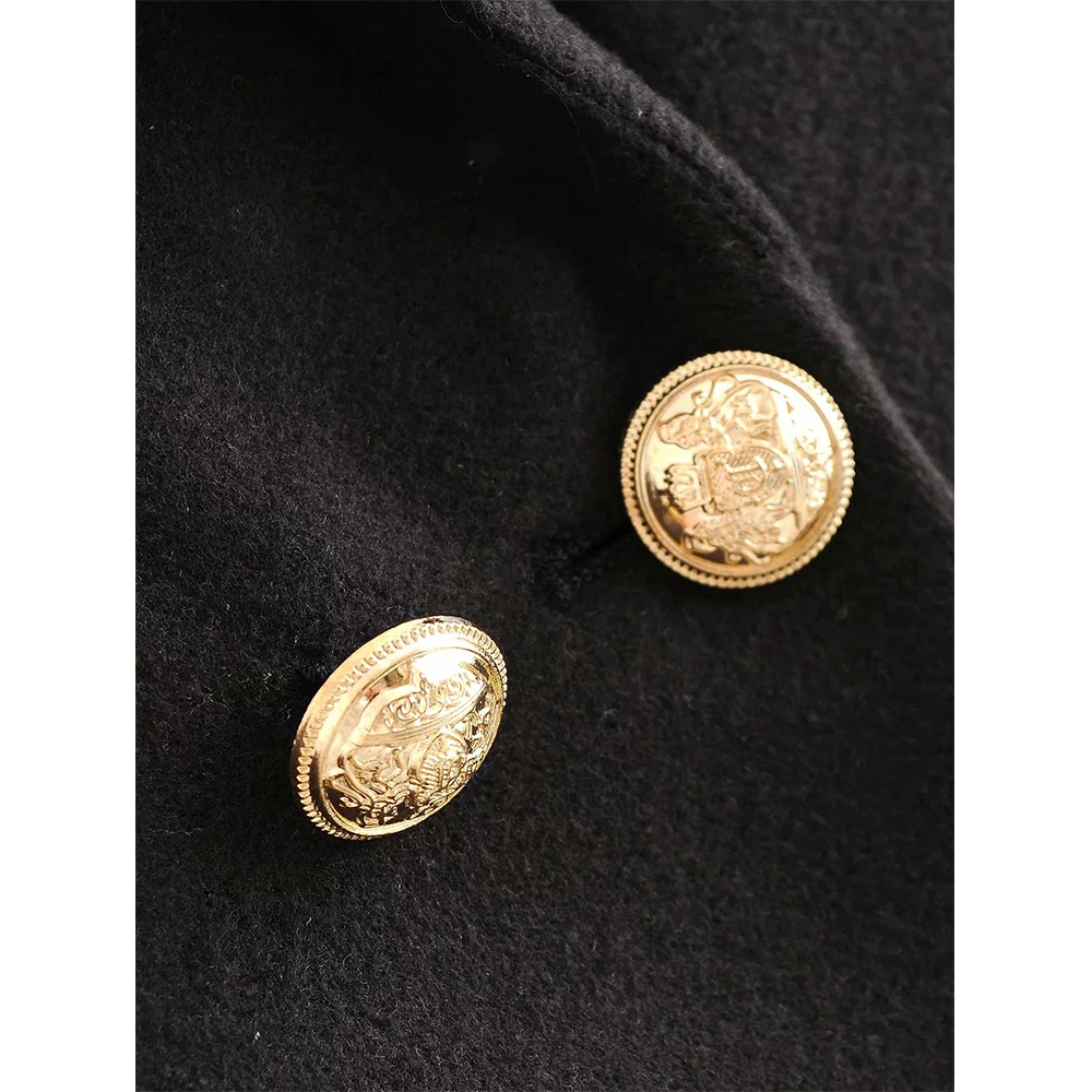 

2020 New Autumn Winter Women Long Coat Metal buttons Casual Fashion Elegant windbreaker Outerwear Trench parka female jacket