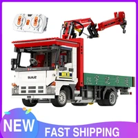 42043 truck 3245 technology toys the moc app rc motorized crane lorry building block assembly car model brick kids