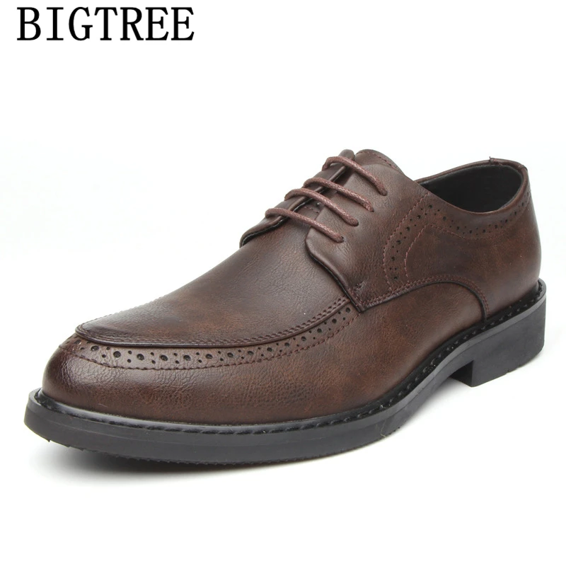 Черная официальная обувь мужские туфли оксфорды в итальянском стиле под