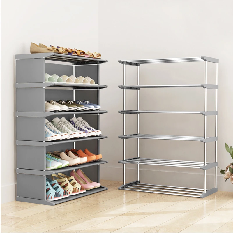 Multilayer Shoe Rack Dustproof Shoes Storage Shelf Easy to Asselmble Saving Space Standing Organizer Holder Home Cabinet | Мебель