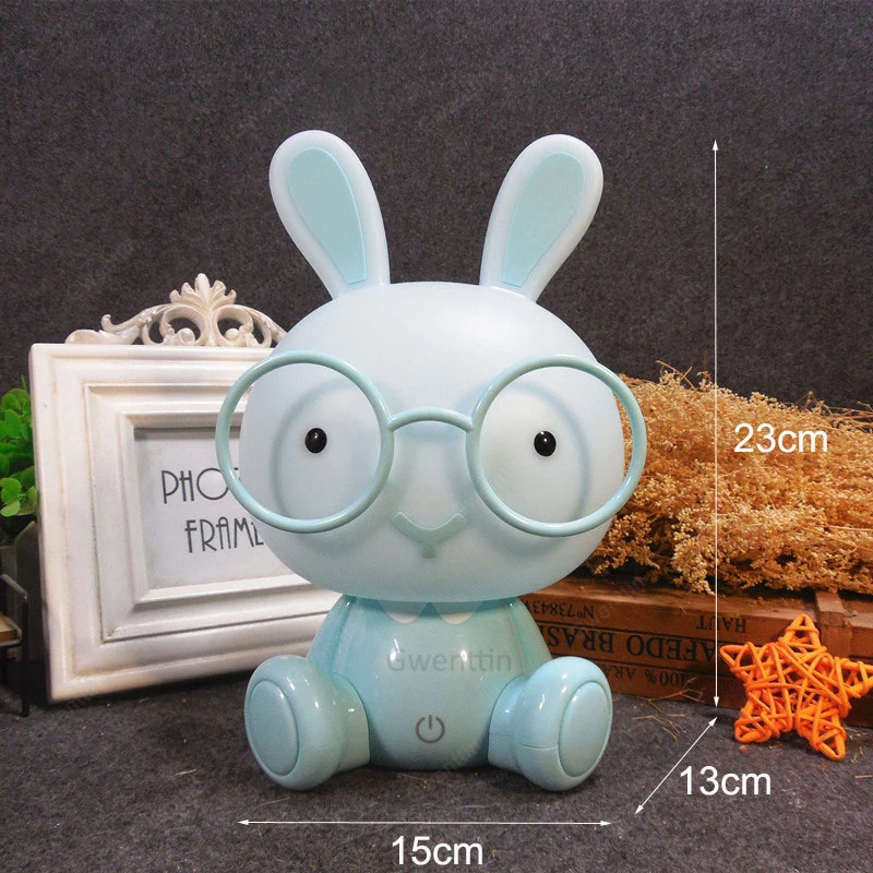 Настольная лампа в виде мультяшных животных ночник свиньи медведя кролика