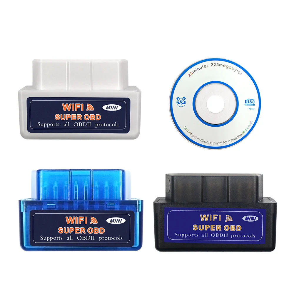 OBD2 ELM327 Bluetooth V2.1 OBDII ELM 327 WIFI V1.5 HH OBD ELM327 Bluetooth V2.1/2.1 OBD 2/II Diagnostic Tool Auto Code Scanner
