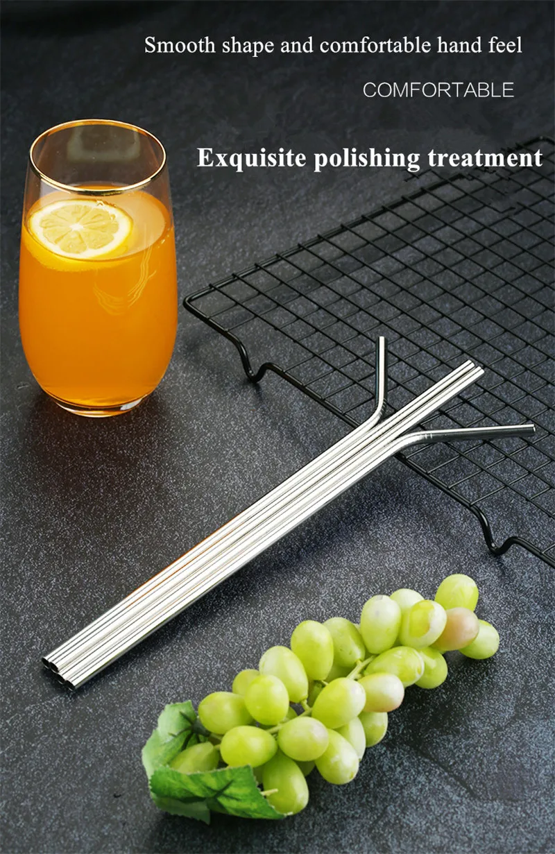 Высококачественная разноцветная многоразовая Питьевая соломинка из