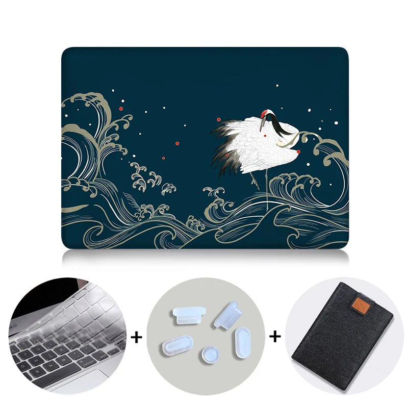 Чехол MTT для ноутбука Macbook Air Pro retina 11 12 13 15, жесткий чехол с сенсорной панелью для mac book Pro 13,3, 15,4 дюймов, сумка для ноутбука - Цвет: MB09
