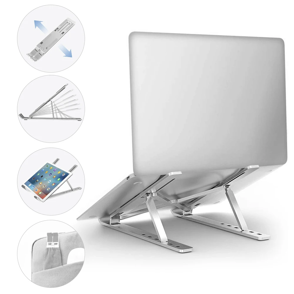 Складная Автомобильная компьютерная стойка с выдвижным ящиком полка для