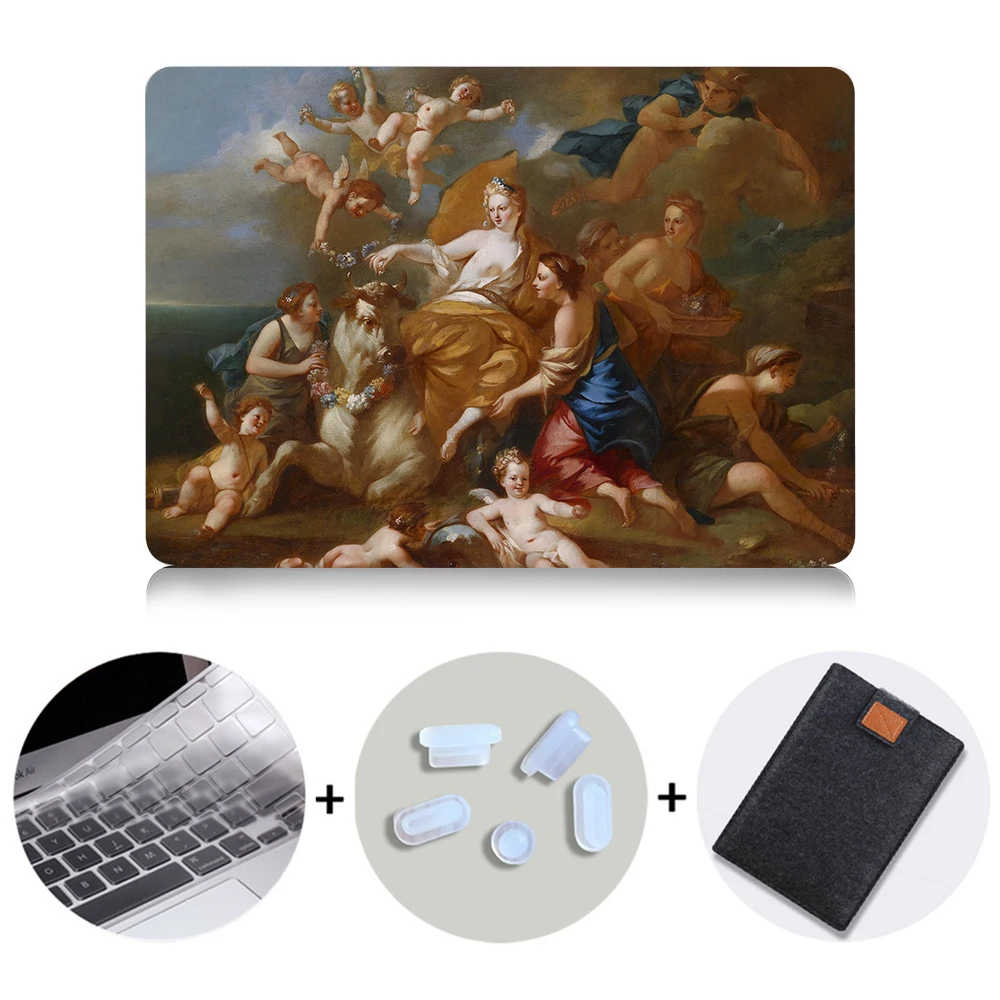 Чехол MTT для ноутбука Macbook Air Pro 11, 12, 13, 15 retina с сенсорной панелью, чехол с масляным рисунком для Mac book Pro, 16 дюймов, чехол - Цвет: MB04