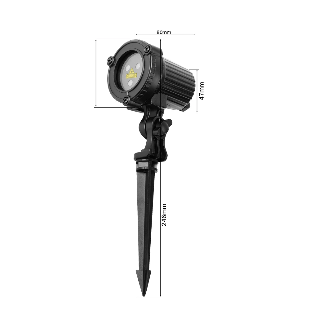 RGB Рождественский лазерный проектор уличный водонепроницаемый прожектор