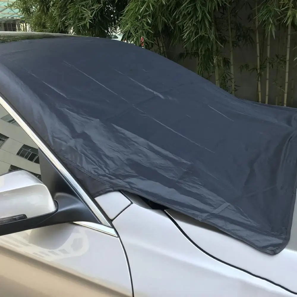 

Car Front Windshield Sunshield Windshield Snow Cover and Sunshade for Most Weather Winter and Summer for Most Cars